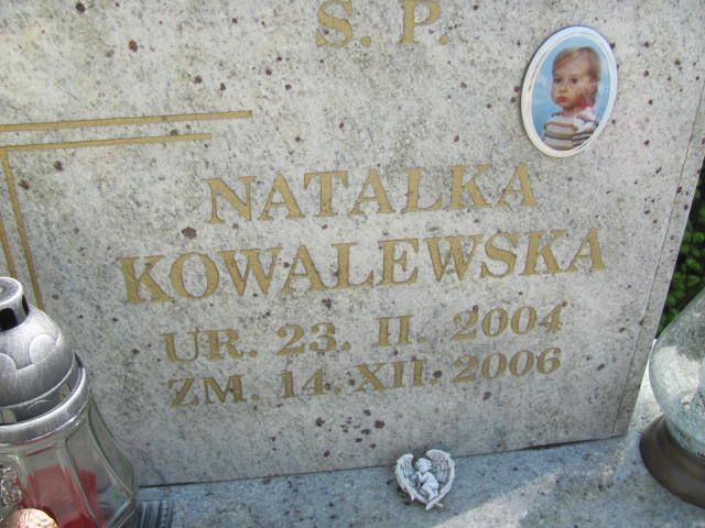 Natalia Kowalewska 2004 Czeladź - Grobonet - Wyszukiwarka osób pochowanych