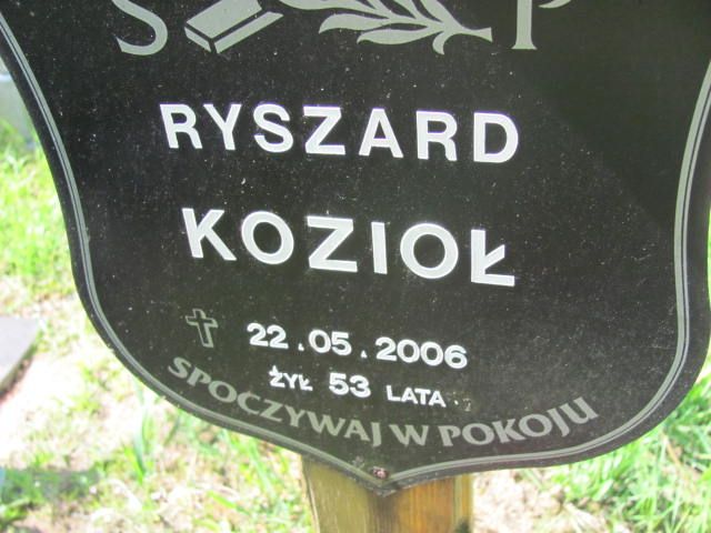 Ryszard Kozioł 1952 Czeladź - Grobonet - Wyszukiwarka osób pochowanych