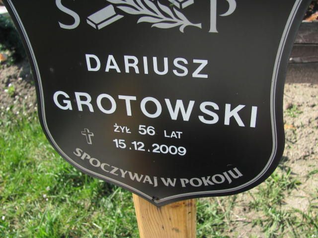 Dariusz Grotowski 1953 Czeladź - Grobonet - Wyszukiwarka osób pochowanych