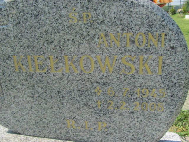 Antoni Kiełkowski 1945 Czeladź - Grobonet - Wyszukiwarka osób pochowanych