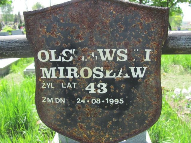 Mirosław Olszewski 1952 Czeladź - Grobonet - Wyszukiwarka osób pochowanych