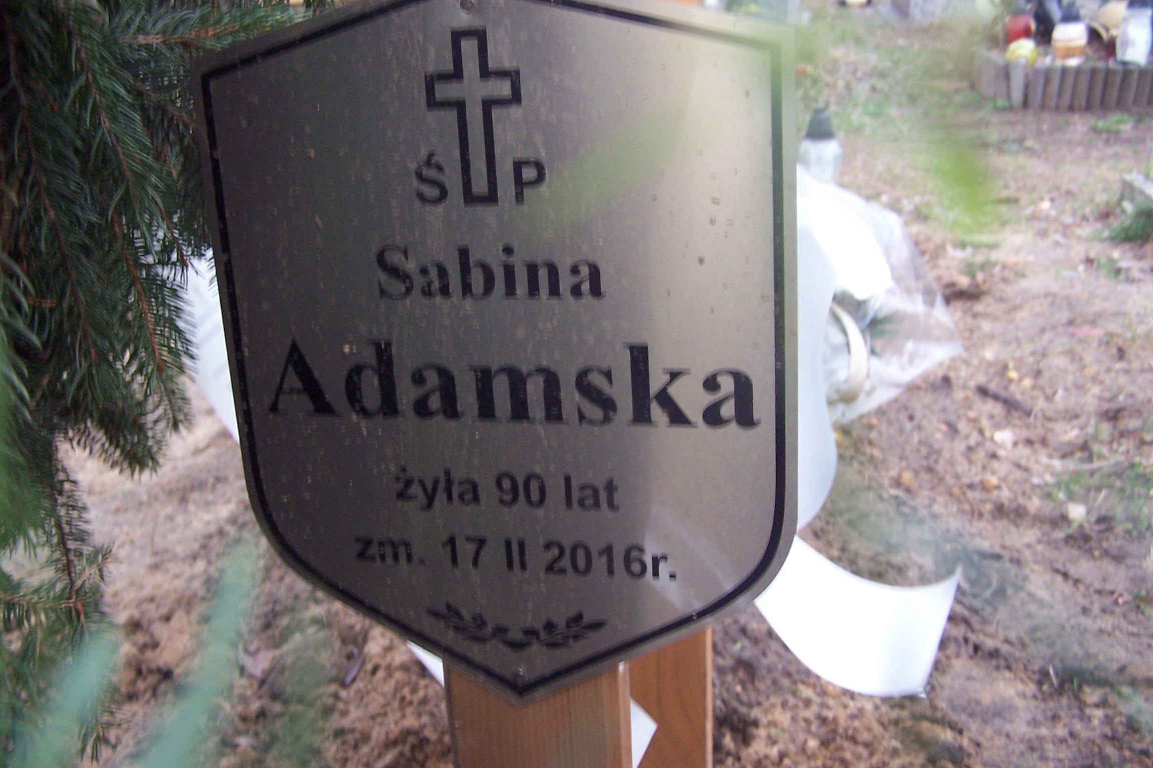 Sabina Adamska 1925 Czeladź - Grobonet - Wyszukiwarka osób pochowanych