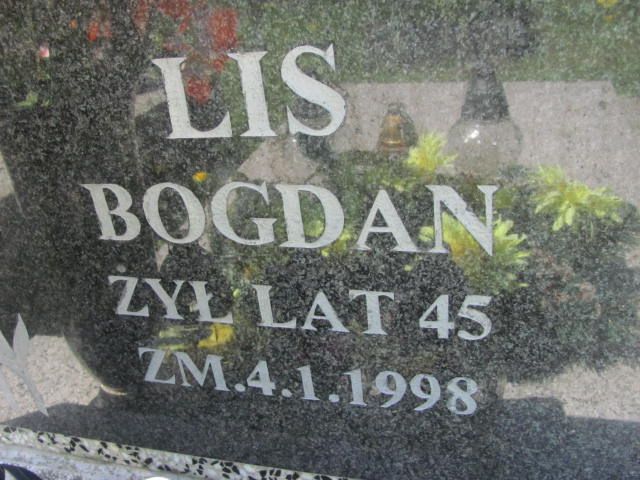 Bogdan Lis 1952 Czeladź - Grobonet - Wyszukiwarka osób pochowanych