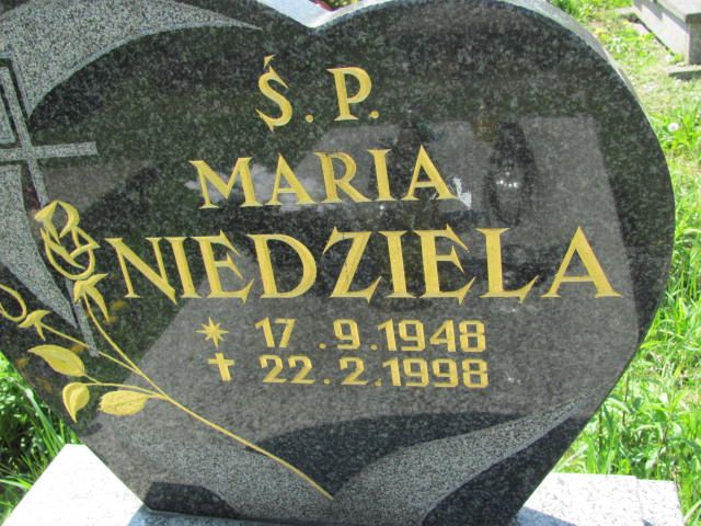 Maria Niedziela 1948 Czeladź - Grobonet - Wyszukiwarka osób pochowanych