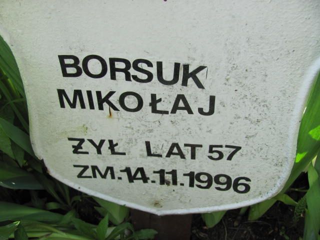 Mikołaj Borsuk 1939 Czeladź - Grobonet - Wyszukiwarka osób pochowanych
