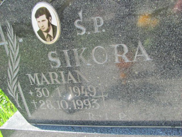 Marian Sikora 1949 Czeladź - Grobonet - Wyszukiwarka osób pochowanych