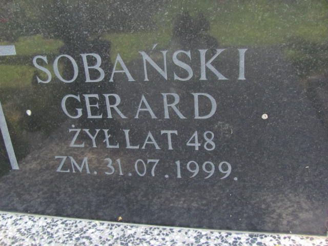 Gerard Sobański 1951 Czeladź - Grobonet - Wyszukiwarka osób pochowanych