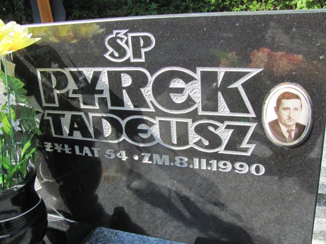 Tadeusz Pyrek 1935 Czeladź - Grobonet - Wyszukiwarka osób pochowanych