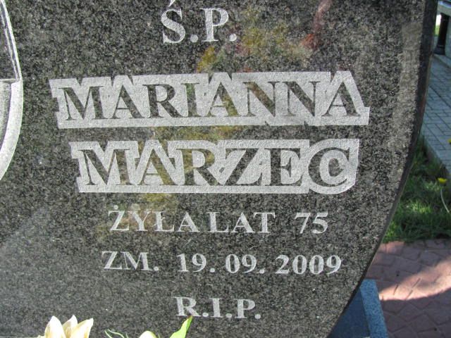 Marianna Marzec 1934 Czeladź - Grobonet - Wyszukiwarka osób pochowanych