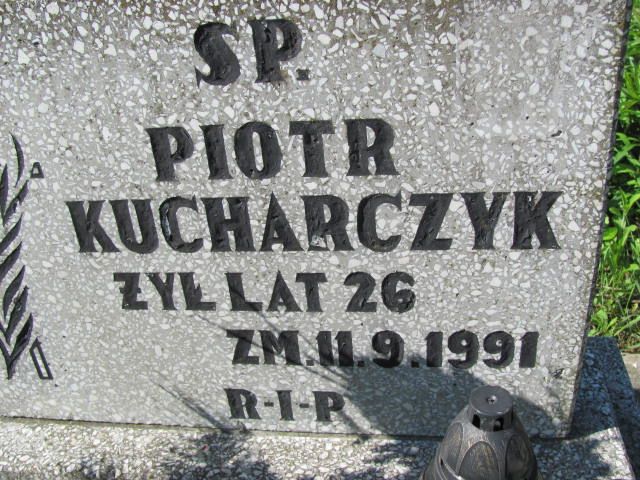 Piotr Kucharczyk Czeladź - Grobonet - Wyszukiwarka osób pochowanych