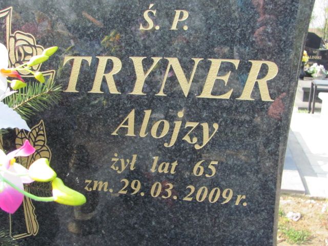 Alojzy Tryner 1943 Czeladź - Grobonet - Wyszukiwarka osób pochowanych