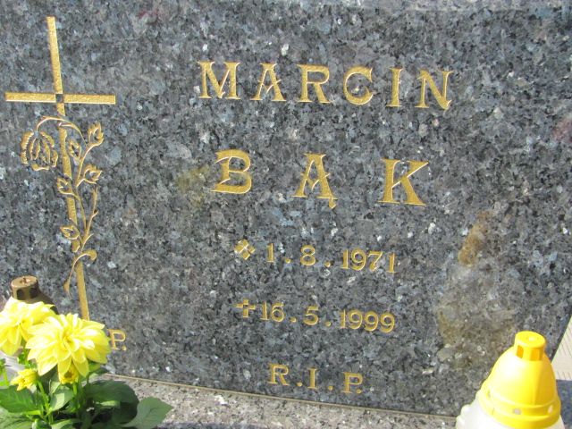 Marcin Bąk 1971 Czeladź - Grobonet - Wyszukiwarka osób pochowanych