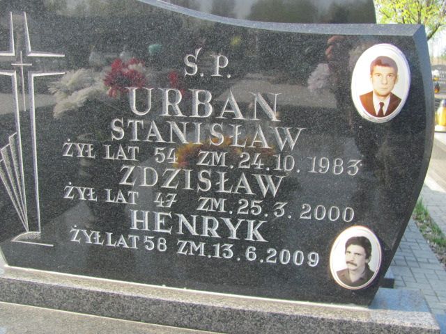 Henryk Urban 1950 Czeladź - Grobonet - Wyszukiwarka osób pochowanych