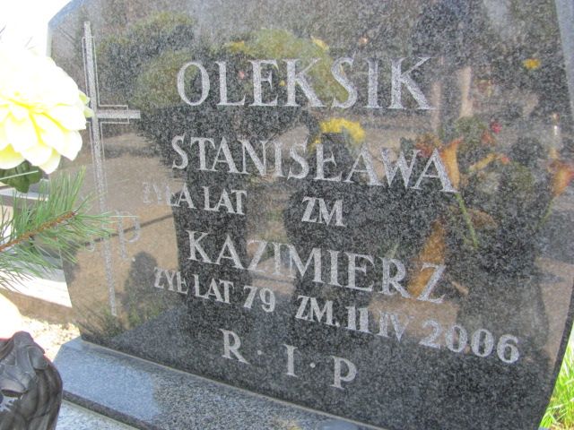 Ryszard OLEKSIK 1953 Czeladź - Grobonet - Wyszukiwarka osób pochowanych