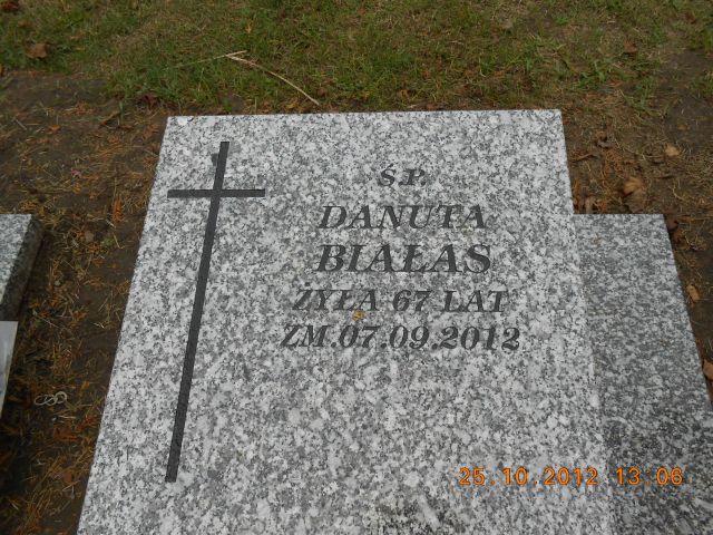 Danuta Białas 1944 Czeladź - Grobonet - Wyszukiwarka osób pochowanych