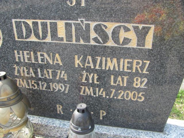 Helena Dulińska 1923 Czeladź - Grobonet - Wyszukiwarka osób pochowanych