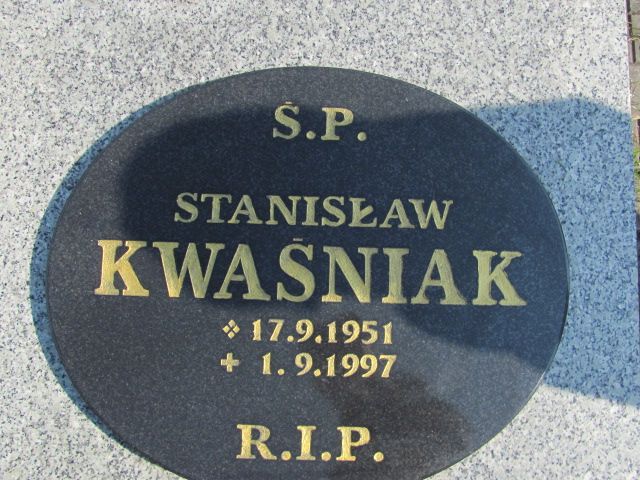 Stanisław Kwaśniak 1951 Czeladź - Grobonet - Wyszukiwarka osób pochowanych