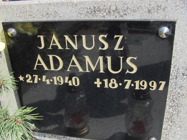 Janusz Adamus 1940 Czeladź - Grobonet - Wyszukiwarka osób pochowanych