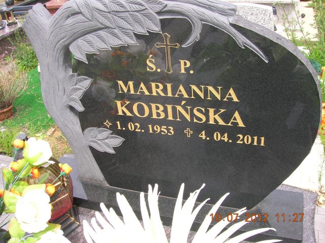 Marianna Kobińska 1953 Czeladź - Grobonet - Wyszukiwarka osób pochowanych