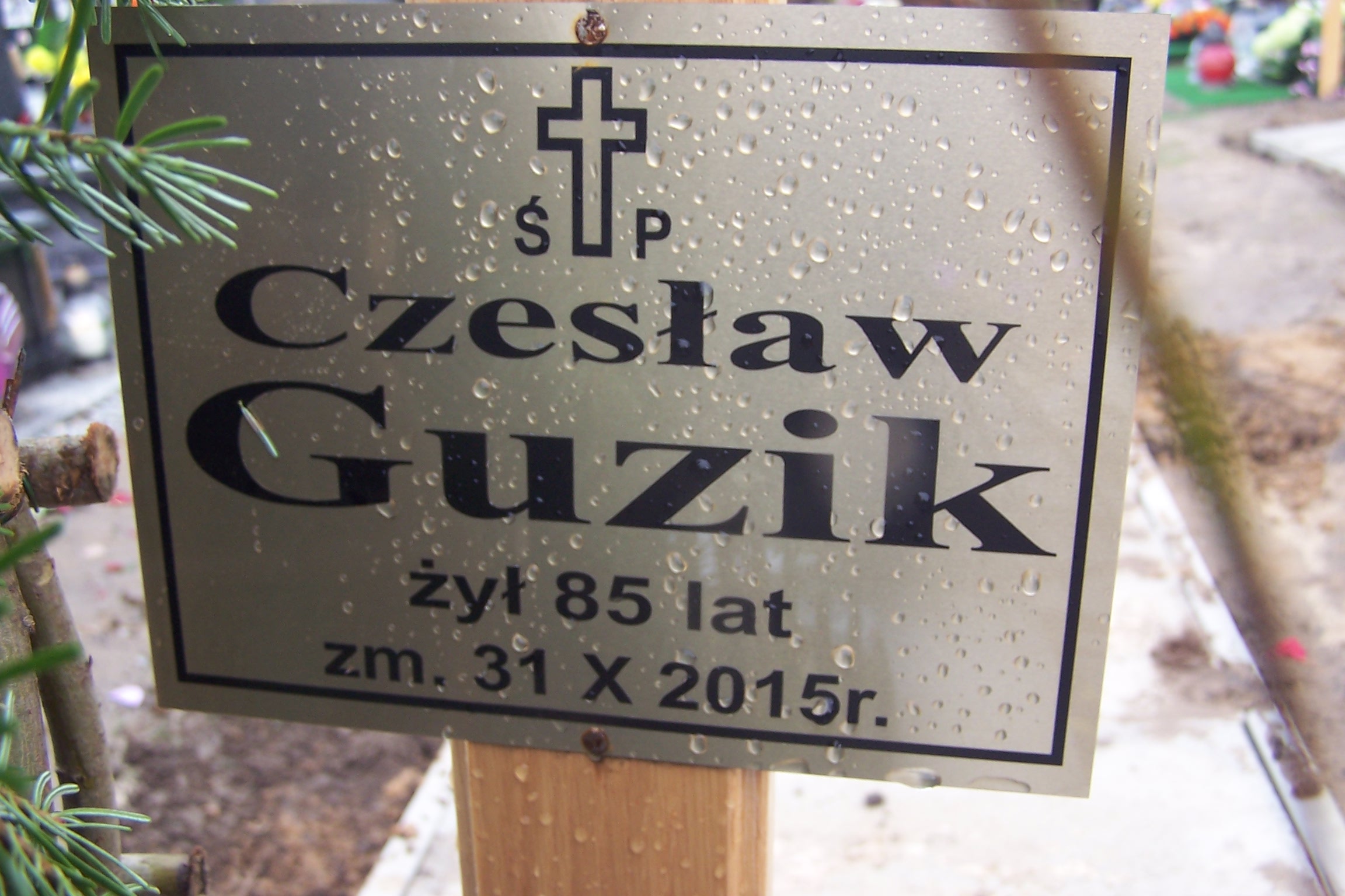 Czesław Guzik 1930 Czeladź - Grobonet - Wyszukiwarka osób pochowanych