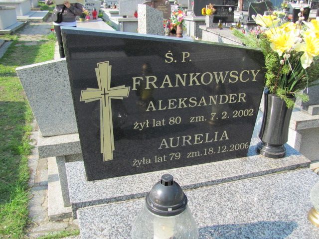 Aleksander Frankowski 1921 Czeladź - Grobonet - Wyszukiwarka osób pochowanych