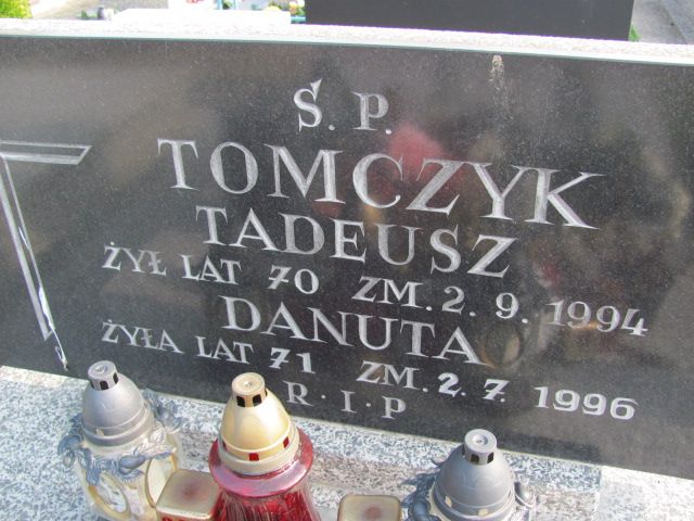 Danuta Tomczyk 1925 Czeladź - Grobonet - Wyszukiwarka osób pochowanych