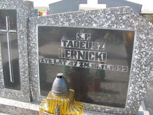 Tadeusz Hernicki 1945 Czeladź - Grobonet - Wyszukiwarka osób pochowanych