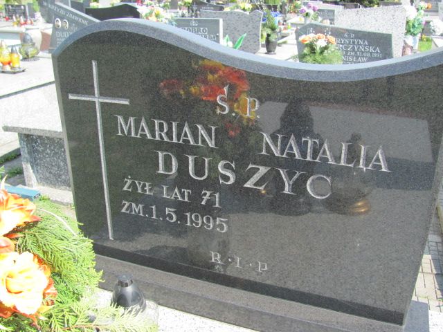 Natalia DUSZYC 1927 Czeladź - Grobonet - Wyszukiwarka osób pochowanych