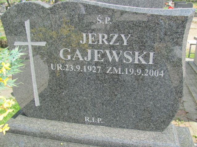 Jerzy Gajewski 1927 Czeladź - Grobonet - Wyszukiwarka osób pochowanych