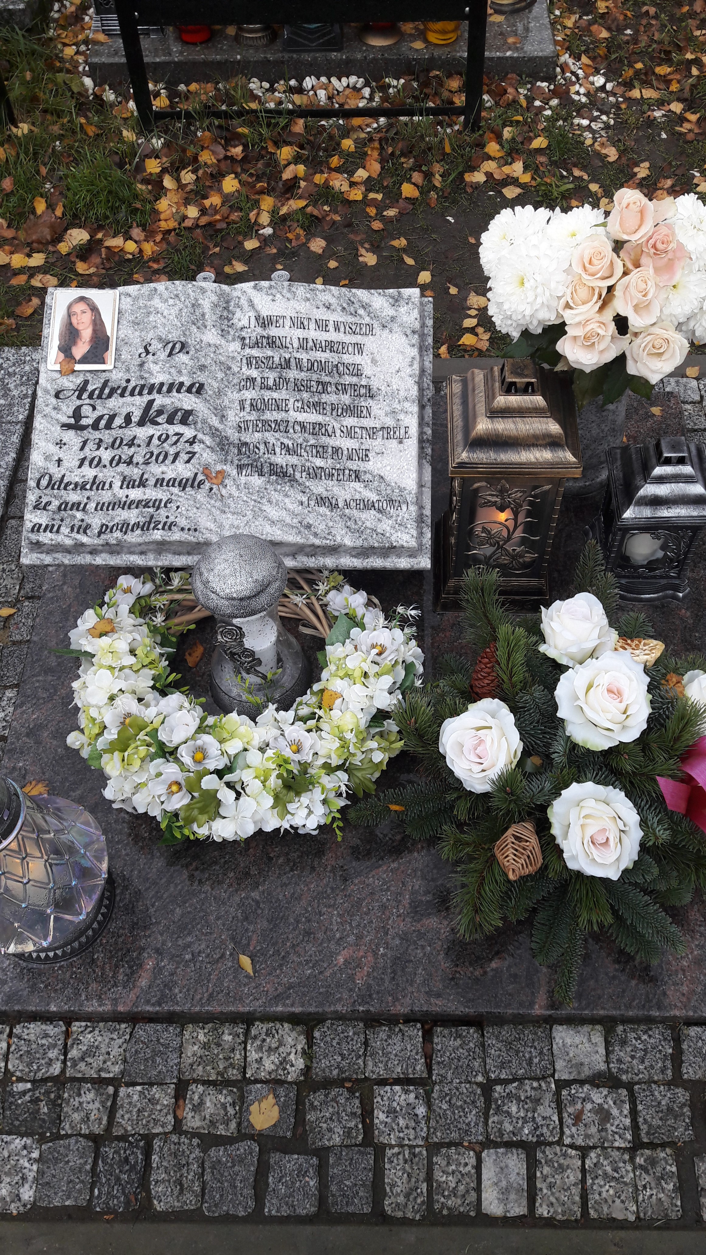 Adrianna ŁASKA 1974 Czeladź - Grobonet - Wyszukiwarka osób pochowanych
