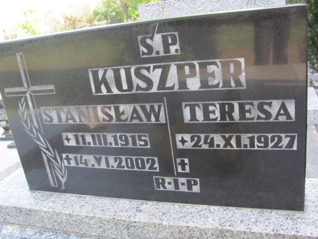 Teresa KUSZPER 1927 Czeladź - Grobonet - Wyszukiwarka osób pochowanych