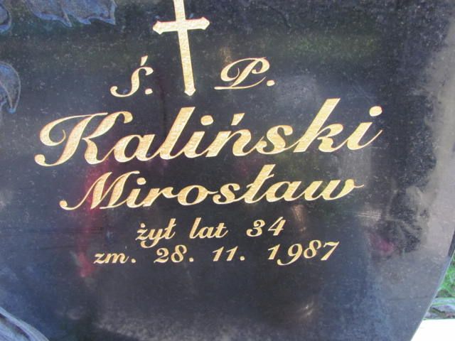 Mirosław Kaliński 1953 Czeladź - Grobonet - Wyszukiwarka osób pochowanych