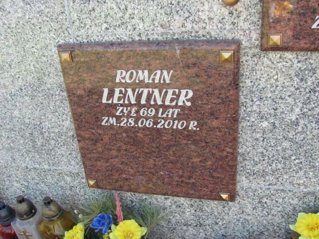 Roman Lentner 1939 Czeladź - Grobonet - Wyszukiwarka osób pochowanych